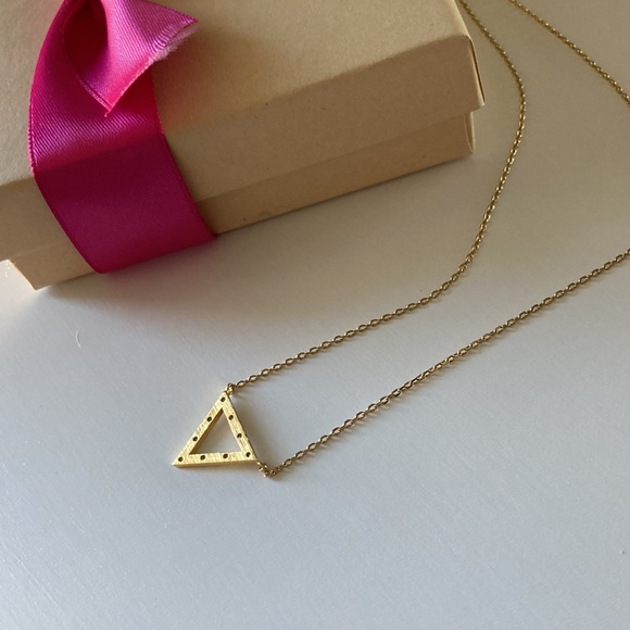 Lulu’s Finding Balance Gold Rhinestone Necklace - Picture 5 of 7